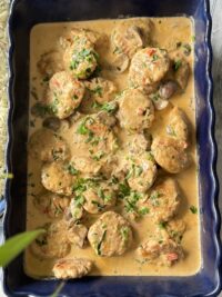 #168 - Chicken meatballs in cream sauce - Image 2